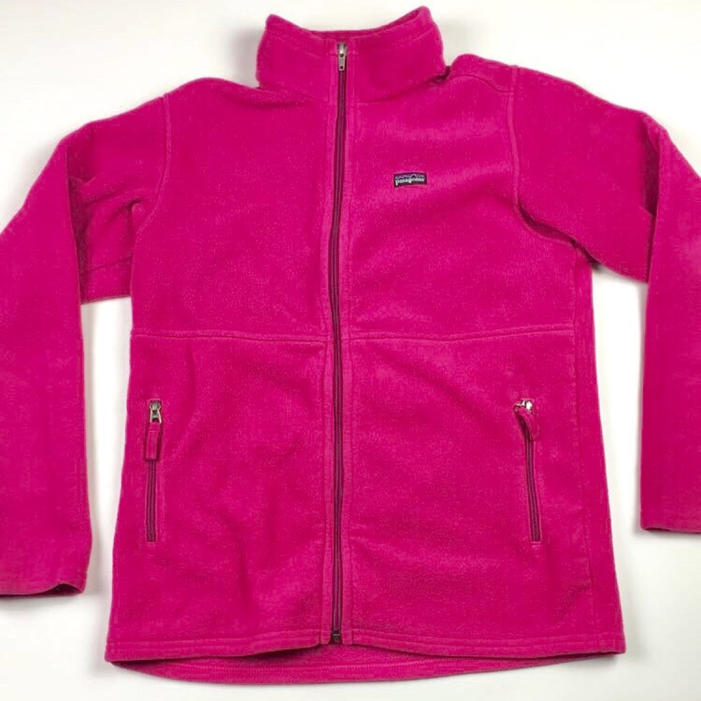 Pink Patagonia Synchilla Fleece Jacket Size Medium